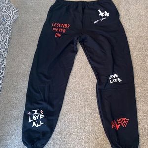 Juice Wrld Legend Never Die Sweatpants XL